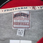 XL- Vintage y2k phat farm jersey 3/4 long sleeve hip hop style