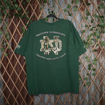 XL-Vintage Y2K adidas Notre Dame college football 00s tshirt