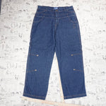 40 - Vintage Y2K denim blues Merrill Forbes carpenter jeans