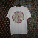 Large - Vintage Y2K ladybug beetle insect peace 90s t-shirt
