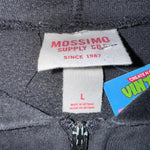 Vintage y2k mossimo supply velour 2000s femme zip up hoodie