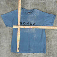 Vintage y2k tie dye style honda spellout car promo t-shirt