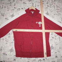 Large - Vintage Y2K blue 84 raw HEM 00s zip up track jacket