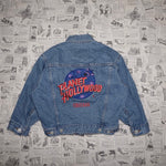 6 - Vintage Y2K Planet Hollywood embroider 90s denim jacket