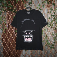 Large-Vintage Y2K big face gorillaz flip the bird 00s tshirt