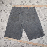 38 - Vintage / Y2K 212 NYC denim baggy 00s denim gray jorts