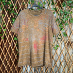 Vintage Y2K inner sanctum aop faded 00s grunge crest t-shirt