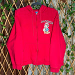 Vintage y2k minnie mouse 00s femme disneyland zip up hoodie