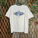 Vintage Y2K Hawaii surfwear floral flower skate 2000s tshirt