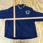 XXL - Vintage y2k wrangler x ACTRA embroidered button up t-shirt