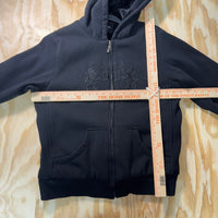 Vintage Y2K CEROS femme fur line 00s embroider zip up hoodie