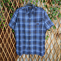 Vintage Y2K dickies’s plaid button up essential 2000s tshirt