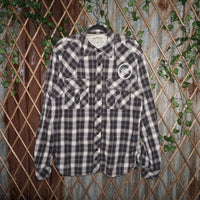Medium - Vintage / Y2K PARASACO grunge 2000s flannel t-shirt