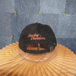 OSFA - Vintage / Y2K Blked Out Harley W/ Back Embroidery Hat