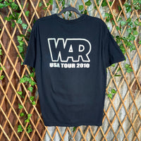 Vintage Y2K war black chicano rock funk band tour 00s tshirt