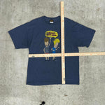 Vintage y2k beavis and butthead catoon tv show promo t-shirt