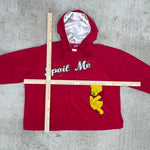 Vintage y2k "spoil me" quarter zip hoodie winnie the pooh sweatshirt