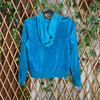 Vintage Y2K casual land 00s femme juicy style zip up hoodie