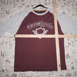 XL-Vintage Y2K south pole embroider 2000s thermal LS t-shirt