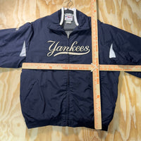 Vintage Y2K New York Yankees 2000s MLB embroider windbreaker