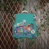 Large - Vintage Y2K Girl Scouts USA 1990s youth patch vest