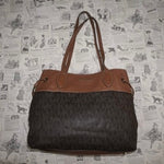 Vintage Y2K Michael kors MK 2000s leather tote shoulder bag