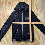 Vintage Y2K BCBG rhinestone aop rhinestone 00s femme hoodie