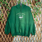Vintage Y2K essential heavy fishing embroider 1990s hoodie
