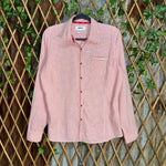 Vintage Y2K ADIKTD plaid flannel 00s embroider flower TShirt