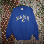 XL - Vintage Y2K Los Angeles Rams embroidered nfl sweatshirt