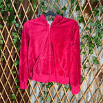 Vintage Y2K juicy couture femme USA made 1990s velour hoodie