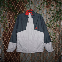 Small-VintageY2K Adidas 90s embroider tactical puffer jacket