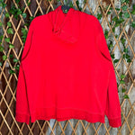 Vintage y2k nike essential spellout red embroidered hoodie