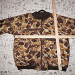XXL - Vintage Y2K duck camo zip up essential hunting jacket