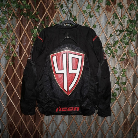 XL - Vintage Y2K motorcycle 00s icon contra redeemer jacket