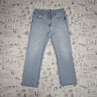 30 - Vintage Y2K Tommy Hilfiger light wash baggy denim jeans