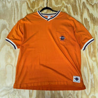 Vintage y2k hard rock mesh t-shirt new york embroidered tee