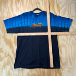 Vintage Y2K drag race motorcycle tie dye biker 2000s t-shirt
