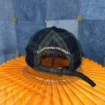 OSFA - Vintage Y2K plaid embroidered dog southern proper hat