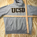 Vintage Y2K UCSD university San Diego 2000s embroider hoodie
