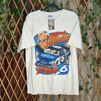 Vintage mark martin blue streak nascar 1990s pfizer t-shirt