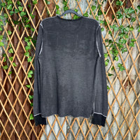 Vintage Y2K Salvage thermal grunge 2000s affliction LS shirt