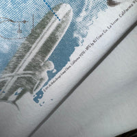 Vintage Y2K circa 60 1990s surf beach ocean distressed shirt