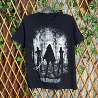 Vintage Y2K The Walking Dead TV show promo zombie 00s tshirt