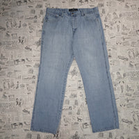 38 -Vintage Y2K TNM jeans baggy faded 00s grunge denim pants