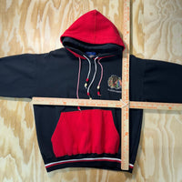 Vintage Y2K Chicago Blackhawks embroider 1990s double hoodie
