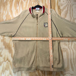 Vintage Y2K puma 90s waffle knit embroider zip track jacket