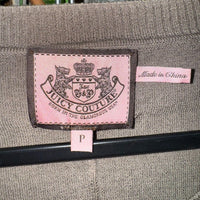 Vintage y2k juicy couture lightweight distressed fem sweater