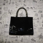 Vintage Y2K Neiman Marcus marble handle 1970s style purse