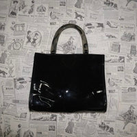 Vintage Y2K Neiman Marcus marble handle 1970s style purse